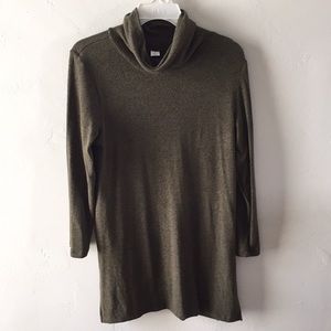 Old Navy Cowl Tunic in Moss Green